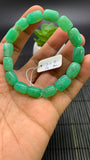 Chrysoprase Nugget Bracelet • 8x12 mm Size • Code B5•  AAA quality • Length 7.5” • Natural Chrysoprase Bracelet • Origin Australia