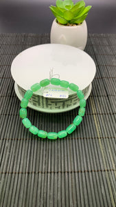 Chrysoprase Nugget Bracelet • 7x10 mm Size • Code B1 •  AAA quality • Length 7.5” • Natural Chrysoprase Bracelet • Origin Australia