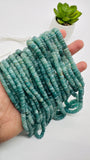 Grandidierite Heishi Beads • size 6mm AAA Quality • Length 16 Inch • Natural Grandidierite Heishi/tyre shape Beads