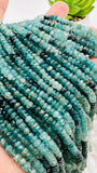 Grandidierite Faceted Roundel Beads - 5mm/ 5.5 mm size- AAA Quality- Natural Grandidierite Rondelle beads -Length 14”