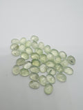 Prehnite Oval cabs 6X8MM , AAA quality , pack of 5 pc natural gemstone beads, Prehnite gemstone cabochons