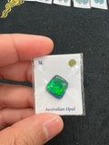 Australian Opal  Cabs, AAA Quality, Australian Opal triplet Cabochon, size    14.5X13.5 MM , weight -3.91 ct. flat bottom.