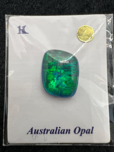 Australian Opal  Cabs, AAA Quality, Australian Opal triplet Cabochon, size    13X10 MM , weight -3.67 ct. flat bottom.