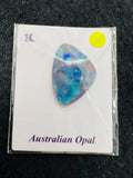 Australian Opal  Cabs, AAA Quality, Australian Opal triplet Cabochon, size    18X12.5 MM , weight -5.13 ct. flat bottom.