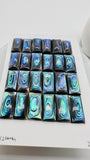 Abalone Shell Rectangle Cabs- 10x20 mm Size- Pack of 1 Pc- AAAA Quality-  Natural Abalone Cabochons