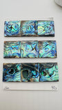 Abalone Shell Square Cabs- 25 mm Size- Pack of 1 Pcs- AAAA Quality- Natural Abalone Cabochons