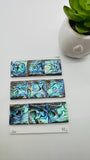 Abalone Shell Square Cabs- 25 mm Size- Pack of 1 Pcs- AAAA Quality- Natural Abalone Cabochons