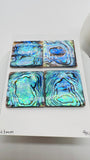 Abalone Shell Square Cabs- 33 mm Size- Pack of 1 Pcs- AAAA Quality-  Natural Abalone Cabochons