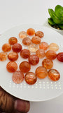 Sunstone Round Cabochon• 12 mm Size • Pack of 1 Pc • AAA Quality • Natural Sunstone Cabs