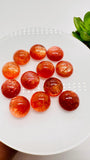 Sunstone Round Cabochon • 14 mm Size  • AAAA Quality •  Sunstone Round Cabs • Natural Sunstone Cab