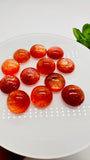 Sunstone Round Cabochon • 14 mm Size  • AAAA Quality •  Sunstone Round Cabs • Natural Sunstone Cab