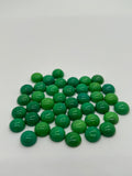 Green Turquoise 8mm Round Cabs- Quality AAA- gemstone cabs Pack of 5 pc- Turquoise Round Cabochon, Stabilized Turquoise, Orign USA
