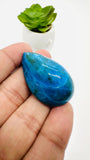 Blue Opalina Cabs - 39x24 mm Size - Code #B1 - Weight 68.4 Cts - Natural Opalina Cabochons - Origin Peru