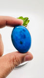Blue Opalina Cabs - 36X26 mm Size - Code #B3 - Weight 72 Cts - Natural Opalina Cabochons - Origin Peru