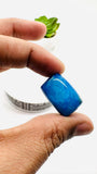 Blue Opalina Cabs - 19x16 mm Size - Code #B12 - Weight 30 Cts - Natural Opalina Cabochons - Origin Peru