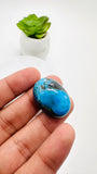 Blue Opalina Cabs - 27X20 mm Size - Code #B14  - Weight 32.7 Cts  - Natural Opalina Cabochons - Origin Peru