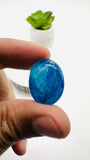 Blue Opalina Cabs -20x16 mm Size - Code #B16 - Weight 12 Cts - Natural Opalina Cabochons - Origin Peru
