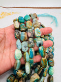 Peruvian Opal tumble Beads, • Length 16 Inch • AAA Quality • 12-14X18-20MM Natural Peruvian Opal beads • Origin Peru