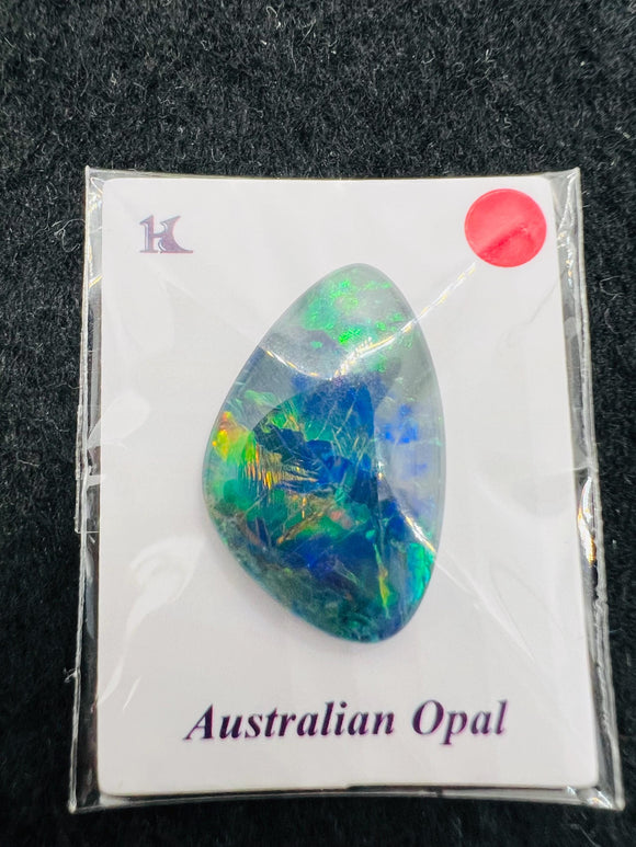 Australian Opal  Cabs, AAA Quality, Australian Opal triplet Cabochon, size    22X14 MM , weight -7.90 ct. flat bottom.