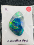 Australian Opal  Cabs, AAA Quality, Australian Opal triplet Cabochon, size    22X14 MM , weight -7.90 ct. flat bottom.