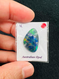 Australian Opal  Cabs, AAA Quality, Australian Opal triplet Cabochon, size    22X14 MM , weight -7.90 ct. flat bottom.