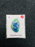 Australian Opal  Cabs, AAA Quality, Australian Opal triplet Cabochon, size    22X14 MM , weight -7.90 ct. flat bottom.