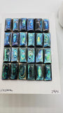 Abalone Shell Rectangle Cabs- 10x20 mm Size- Pack of 1 Pc- AAAA Quality-  Natural Abalone Cabochons