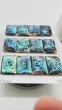 Abalone Shell Rectangle Cabs- 18x25 mm Size- Pack of 1 Pc- AAAA Quality-  Natural Abalone Cabochons