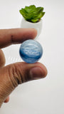 Kyanite Round Cabs - 18- 20.5 mm Size - Code # K13 - K16 - AAA Quality - Kyanite Cabochons - Flat Back Cabs