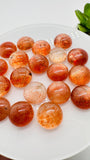 Sunstone Round Cabochon • 14 mm Size • Pack of 1 Pc • AAA Quality •  Natural Sunstone Cabs