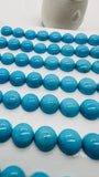 Turquoise Round Cabs - 8 mm size - Pack of 1 Pc - AAA Quality - 100% Natural Turquoise- Turquoise Round Cabochon - Flat Back Cabs