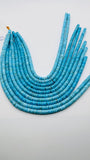 Turquoise Heishi Beads - 8 mm Size - AAA Quality - 40 cm Length- Natural Turquoise beads