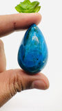 Blue Opalina Cabs - 39x24 mm Size - Code #B1 - Weight 68.4 Cts - Natural Opalina Cabochons - Origin Peru