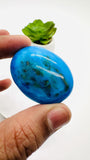 Blue Opalina Cabs - 41X31 mm Size - Code #B2  - Weight 90 Cts - Natural Opalina Cabochons - Origin Peru