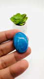 Blue Opalina Cabs - 29X21 mm Size - Code #B4 - Weight 44 Cts - Natural Opalina Cabochons - Origin Peru