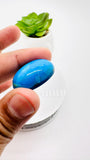 Blue Opalina Cabs -26X18  mm Size - Code #B8 - Weight 32 Cts - Natural Opalina Cabochons - Origin Peru