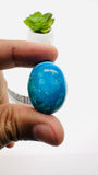 Blue Opalina Cabs - 27X20 mm Size - Code #B15 - Weight 30.5 Cts - Natural Opalina Cabochons - Origin Peru