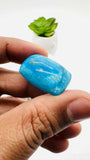 Blue Opalina Cabs - 25x18 mm Size - Code #B19 - Weight 19 Cts - Natural Opalina Cabochons - Origin Peru