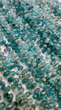 Grandidierite Faceted Drops Beads - 3-3.5 x 5-6 mm size - Code #A1 - AAA Quality - Length 16'' Grandidierite Briolette Teardrop Beads