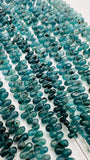 Grandidierite Faceted Drops Beads - 3-4.5x 5-7 mm size - Code #A6 - AAA Quality - Length 16'' Grandidierite Briolette Teardrop Beads