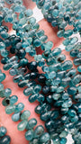 Grandidierite Faceted Drops Beads - 3-4.5x 5-7 mm size - Code #A6 - AAA Quality - Length 16'' Grandidierite Briolette Teardrop Beads
