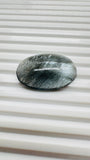 Moss Aquamarine Cabochon 34x22 mm - Code #M3 - Weight 42 Cts - Natural Moss Aquamarine Cabs - AAA Quality - Flat Back Cabs