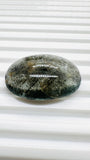 Moss Aquamarine Cabochon 30x20.5 mm - Code #M4 - Weight 33.5 Cts - Natural Moss Aquamarine Cabs - AAA Quality - Flat Back Cabs