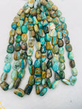 Peruvian Opal tumble Beads, • Length 16 Inch • AAA Quality • 12-14X18-20MM Natural Peruvian Opal beads • Origin Peru