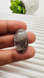 Moss Aquamarine Oval Cabochon• 26x15 mm • Code #M14 • Weight 22.5 Cts • Natural Moss Aquamarine Cabs • AAA Quality • Flat Back Cabs