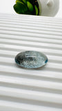Moss Aquamarine Oval Cabochon• 26x15 mm • Code #M14 • Weight 22.5 Cts • Natural Moss Aquamarine Cabs • AAA Quality • Flat Back Cabs