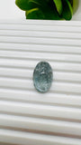 Moss Aquamarine Oval Cabochon • Code #M48- M54 • Natural Moss Aquamarine Cabs • AAA Quality • Flat Back Cabs