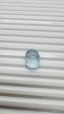 Moss Aquamarine Oval Cabochon • Code #M55- M60 • Natural Moss Aquamarine Cabs • AAA Quality • Flat Back Cabs