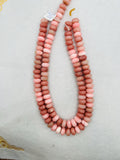 Pink Opal Roundel 14 mm , Top quality beads , Length 15.5 Inch, gemstone beads Peruvian Pink Opal