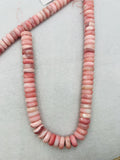 Pink Opal Roundel 16 mm , Top quality beads , Length 15.5 Inch, gemstone beads Peruvian Pink Opal